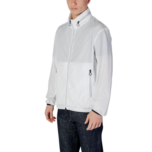 Armani Exchange White Polyester Shell Jacket - ClickThatClicks 