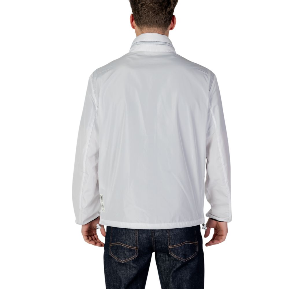 Armani Exchange White Polyester Shell Jacket - ClickThatClicks 