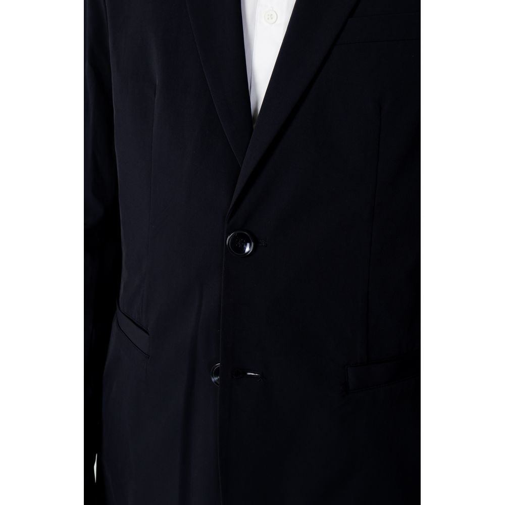 Armani Exchange Blue Cotton Blazer - ClickThatClicks 