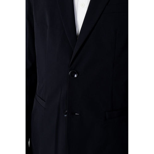 Armani Exchange Blue Cotton Blazer - ClickThatClicks 