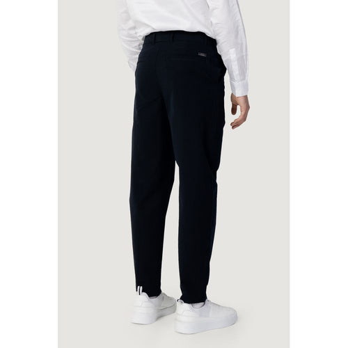 Armani Exchange Blue Cotton Casual Pants - ClickThatClicks 