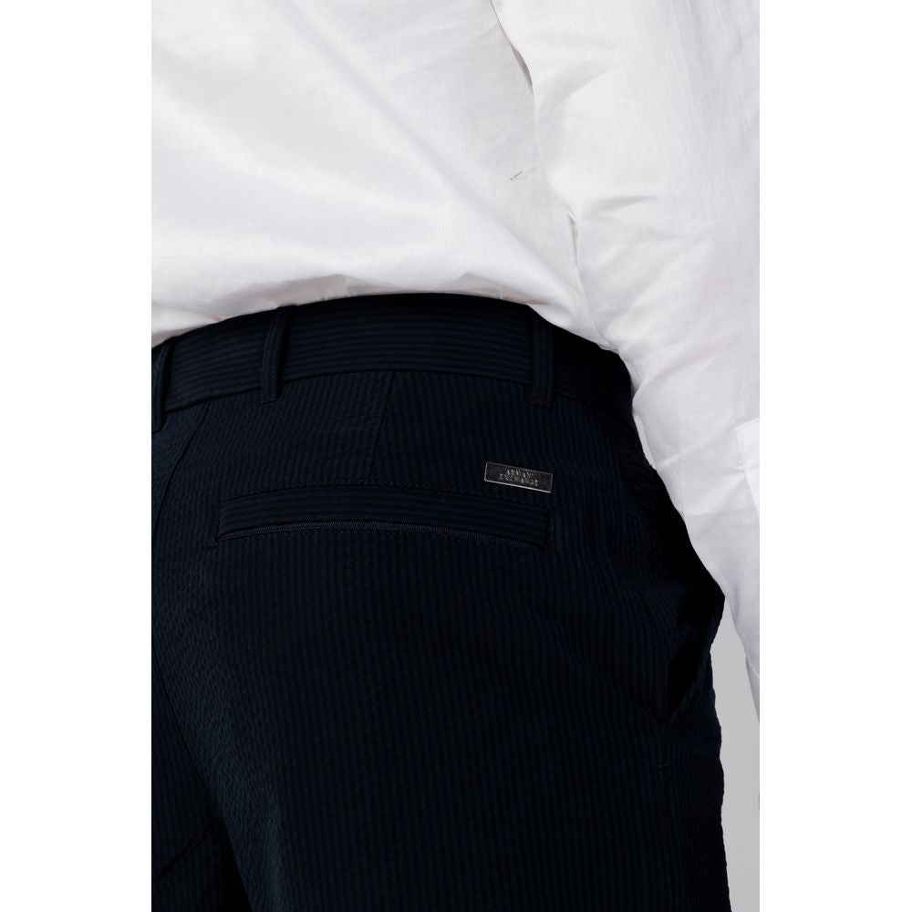 Armani Exchange Blue Cotton Casual Pants - ClickThatClicks 
