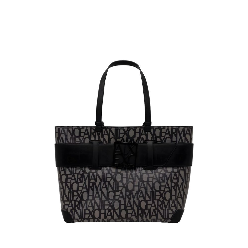 Armani Exchange Black Polyethylene Handbag - ClickThatClicks 