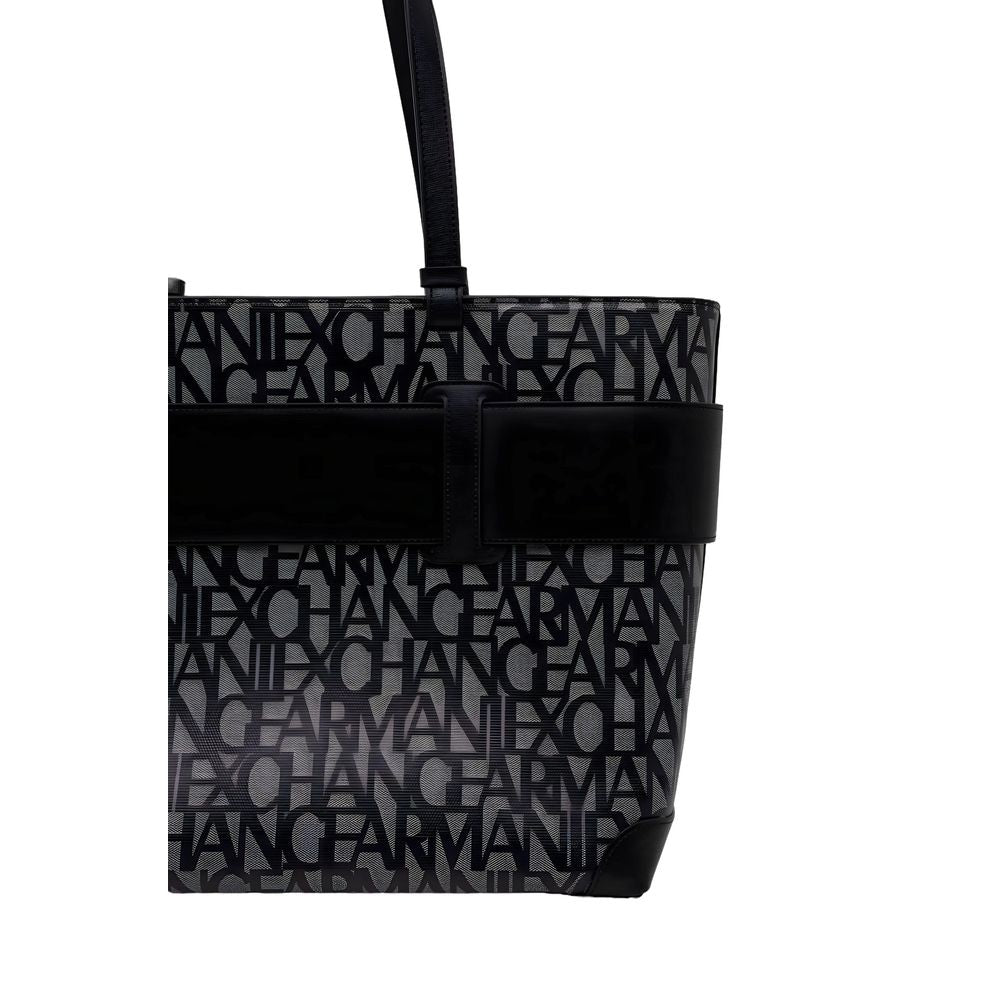 Armani Exchange Black Polyethylene Handbag - ClickThatClicks 