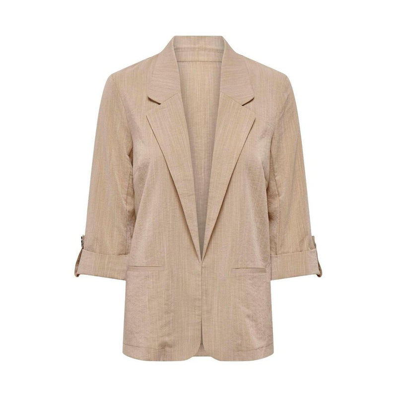 Only Beige Viscose Blazer