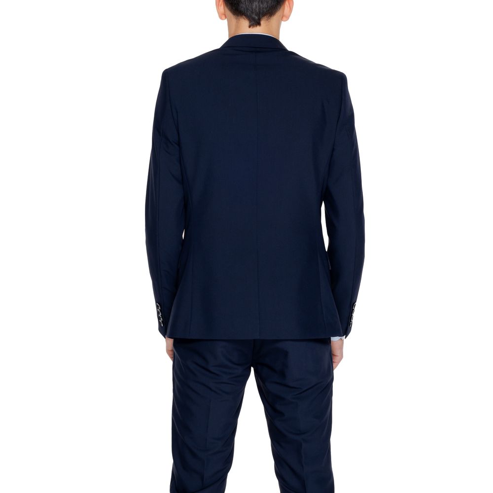Antony Morato Blue Polyester Blazer - ClickThatClicks 