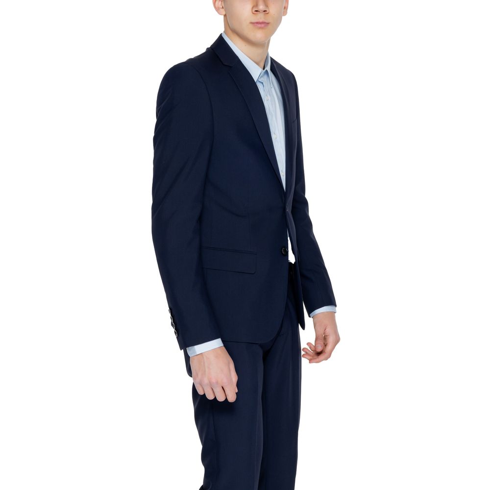 Antony Morato Blue Polyester Blazer - ClickThatClicks 