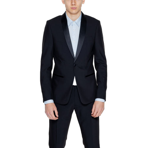 Antony Morato Black Polyester Blazer - ClickThatClicks 