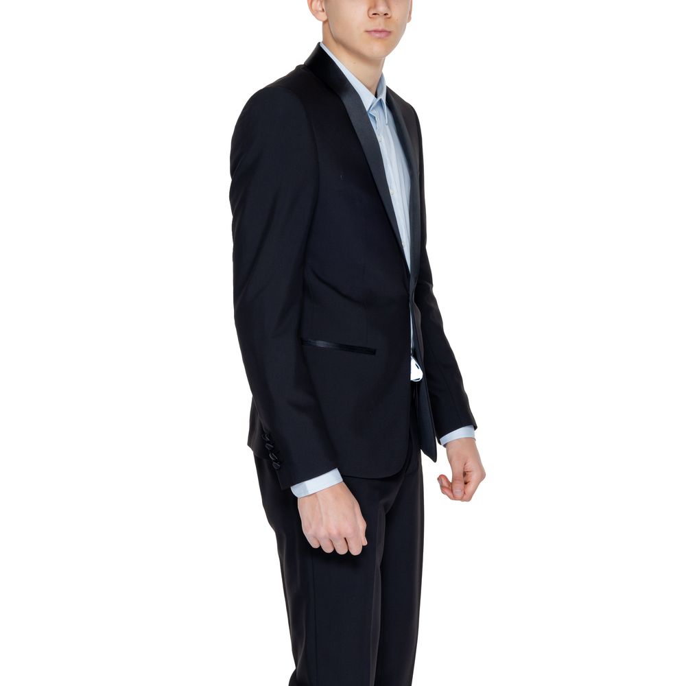 Antony Morato Black Polyester Blazer - ClickThatClicks 