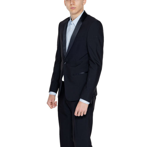 Antony Morato Black Polyester Blazer - ClickThatClicks 
