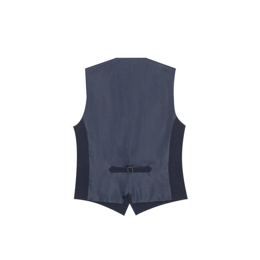 Antony Morato Blue Polyester Waistcoat - ClickThatClicks 