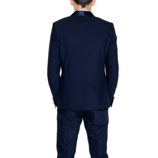 Antony Morato Blue Polyester Blazer - ClickThatClicks 