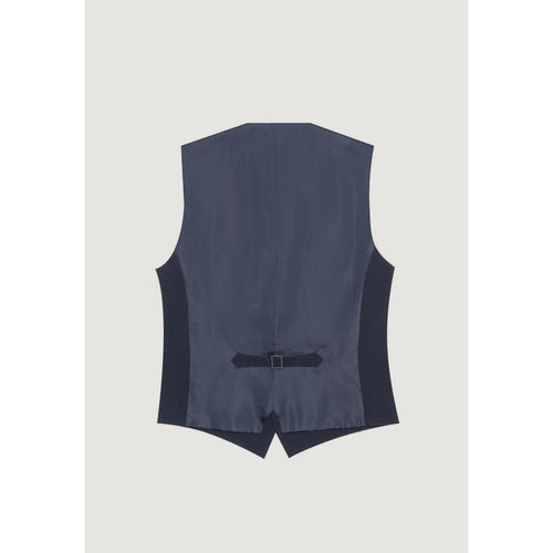Antony Morato Blue Polyester Waistcoat - ClickThatClicks 