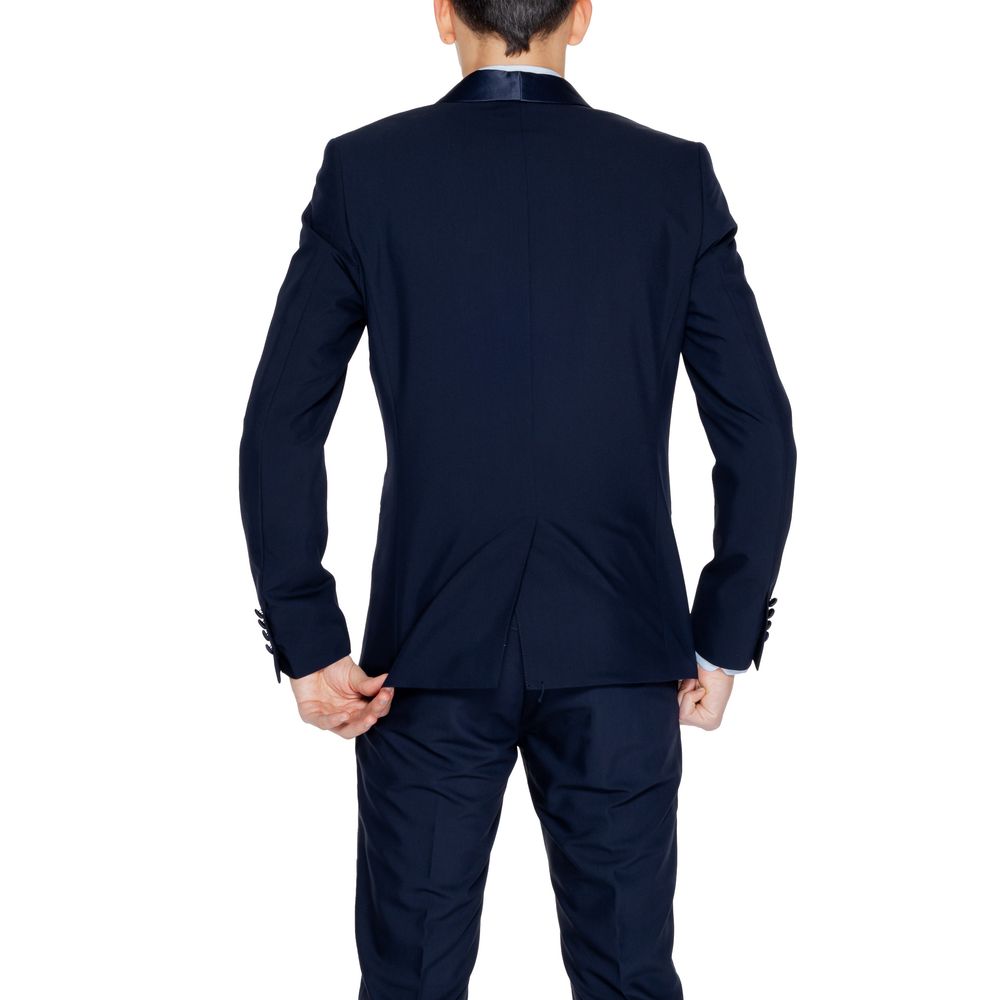 Antony Morato Blue Polyester Blazer - ClickThatClicks 