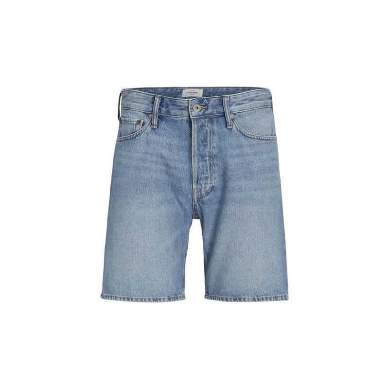Jack Jones Blue Cotton Bermuda Shorts