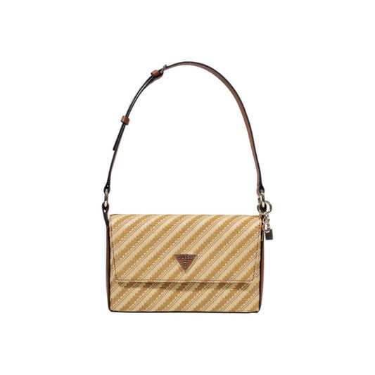 Guess Beige Polypropylene Handbag - ClickThatClicks 
