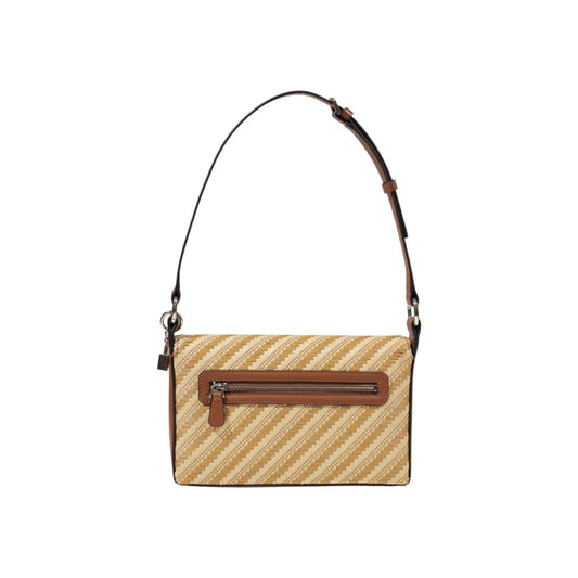 Guess Beige Polypropylene Handbag - ClickThatClicks 