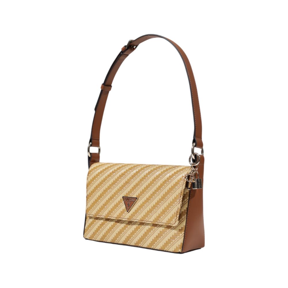Guess Beige Polypropylene Handbag - ClickThatClicks 