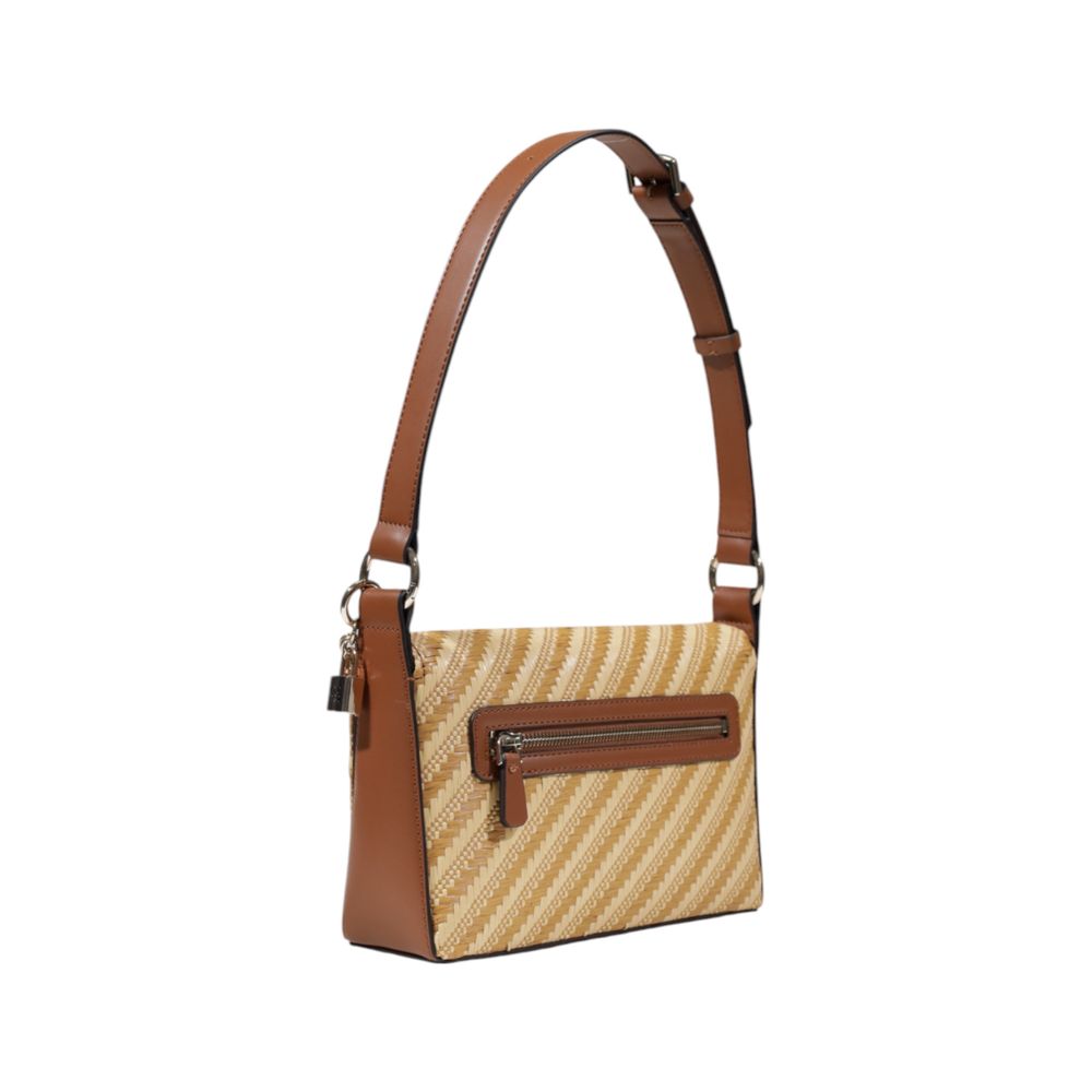 Guess Beige Polypropylene Handbag - ClickThatClicks 