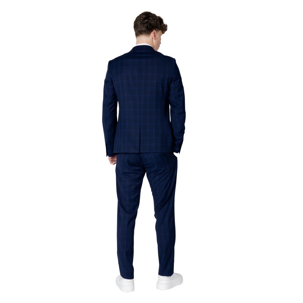 Antony Morato Blue Polyester Blazer - ClickThatClicks 
