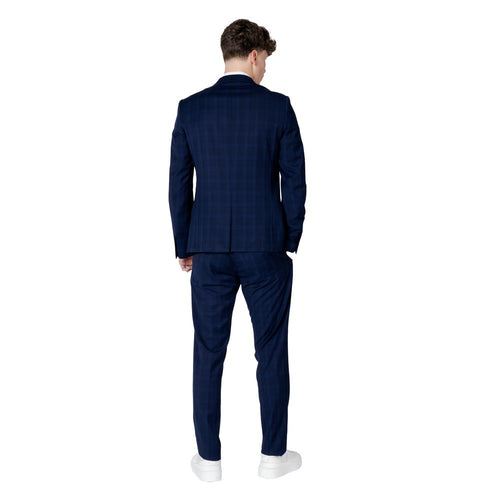 Antony Morato Blue Polyester Blazer - ClickThatClicks 