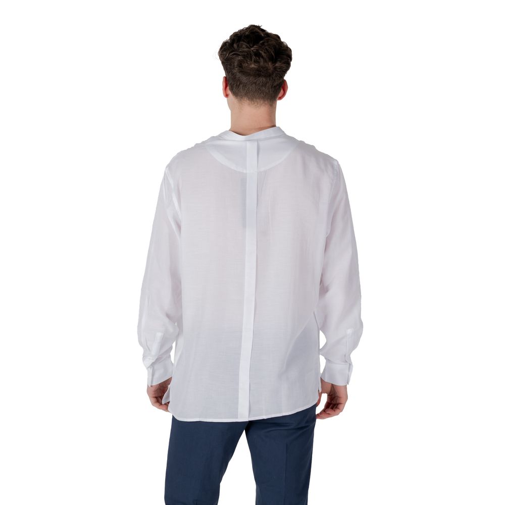 Antony Morato White Lyocell Shirt - ClickThatClicks 