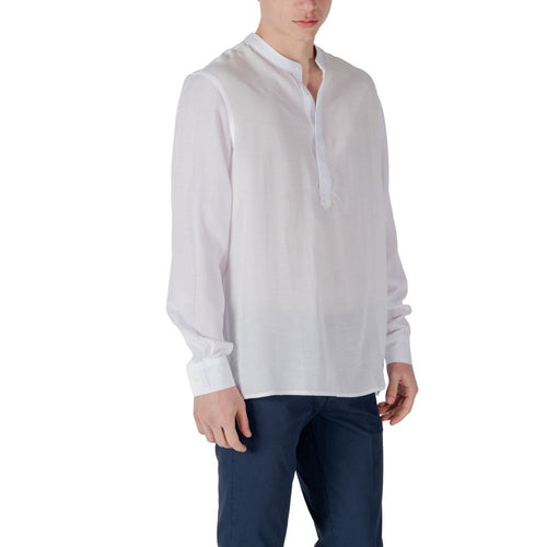 Antony Morato White Lyocell Shirt - ClickThatClicks 