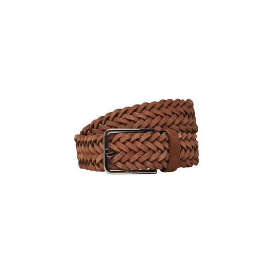 Calvin Klein Brown Leather Regular Belt - ClickThatClicks 