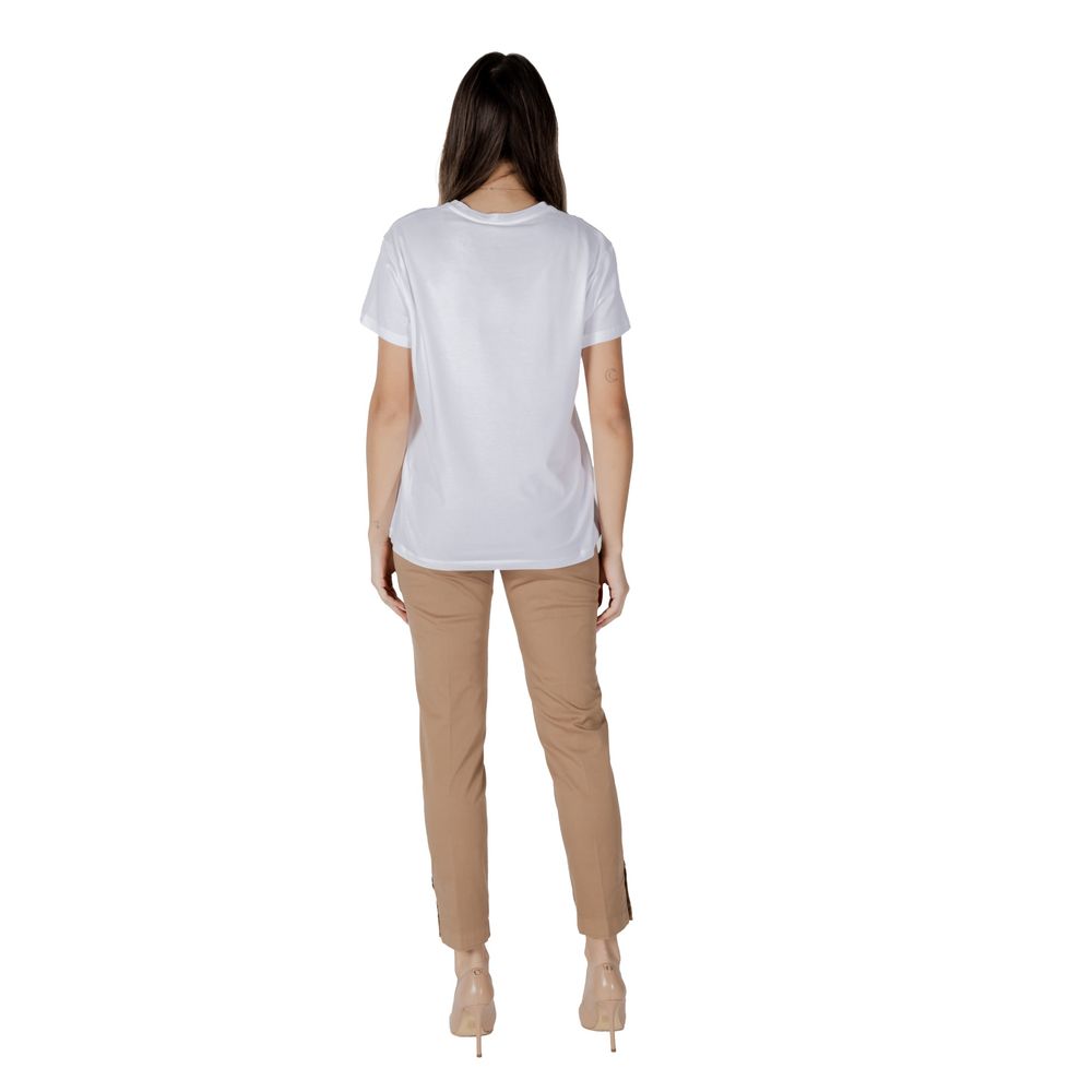Liu Jo White Cotton T-Shirt - ClickThatClicks 