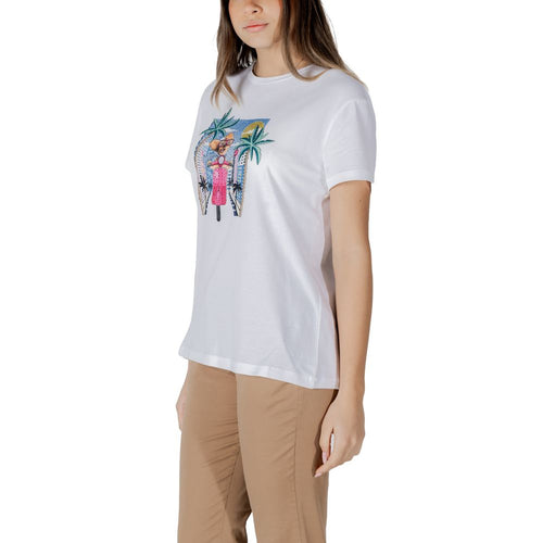 Liu Jo White Cotton T-Shirt - ClickThatClicks 