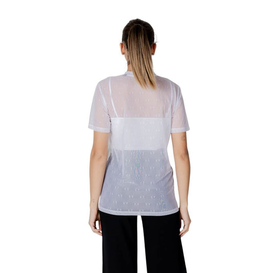 Armani Exchange White Polyamide T-Shirt - ClickThatClicks 