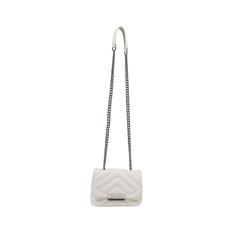 Armani Exchange White Polyester Handbag