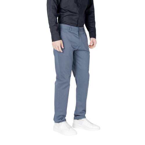 Armani Exchange Blue Cotton Skinny Pants - ClickThatClicks 