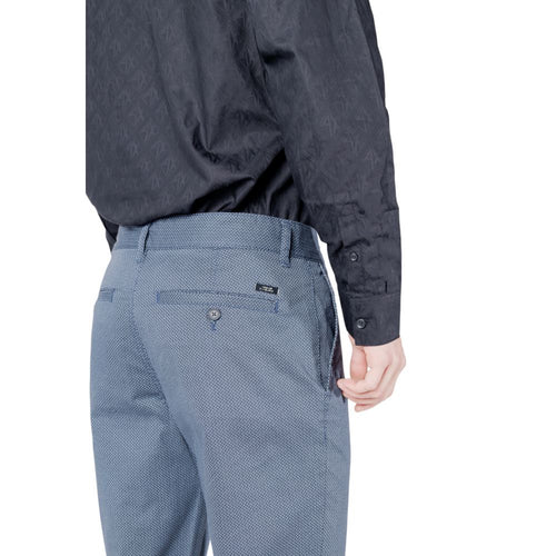 Armani Exchange Blue Cotton Skinny Pants - ClickThatClicks 