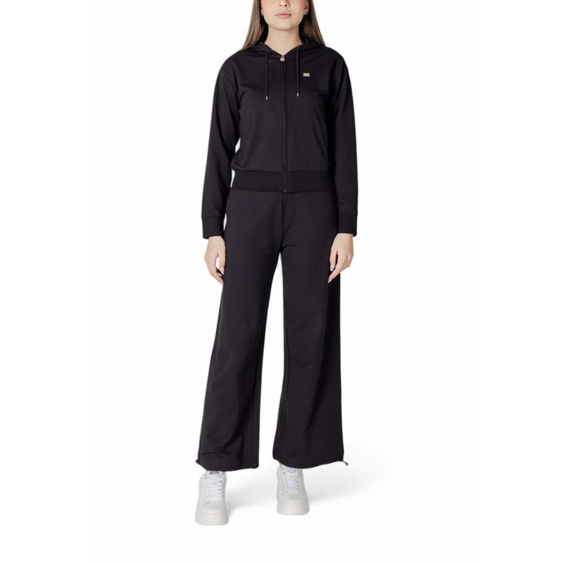EA7 Emporio Armani Black Cotton Tracksuit