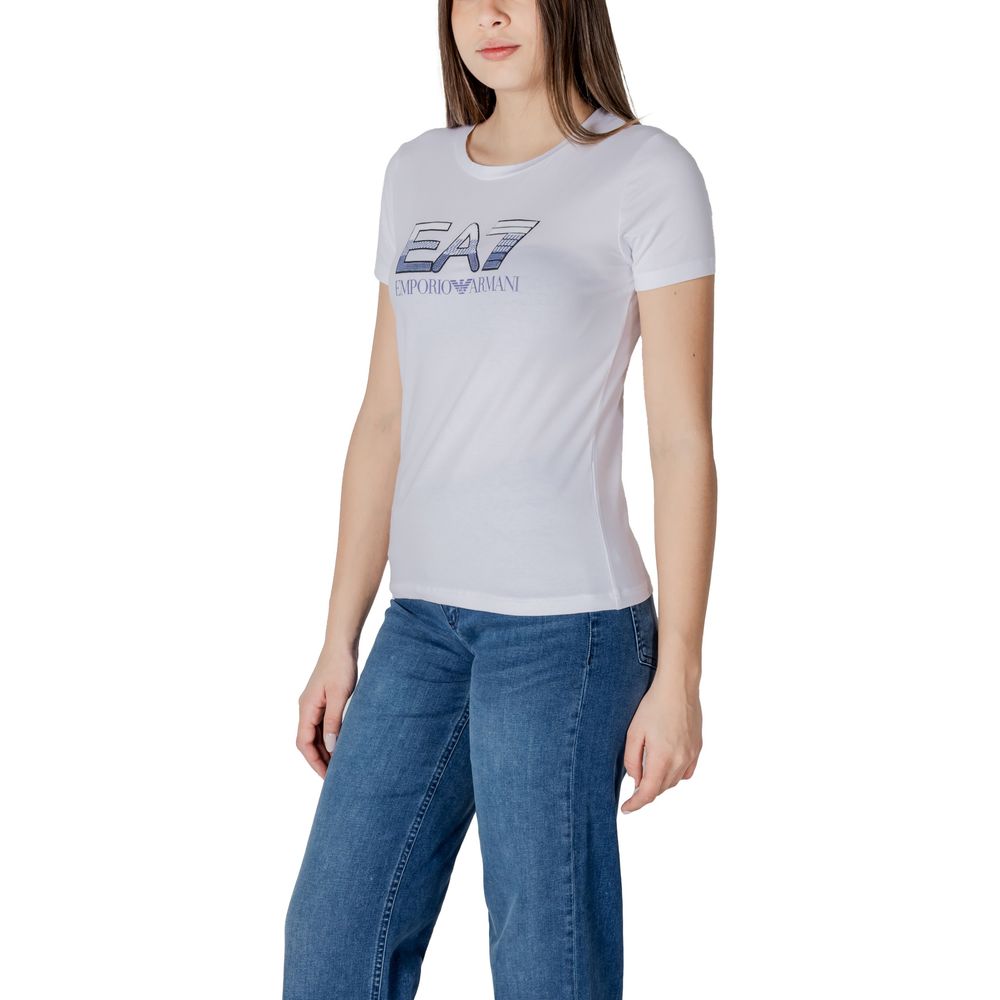 EA7 Emporio Armani White Cotton Sportswear - ClickThatClicks 