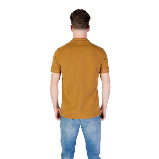 Replay Bronze Cotton Polo Shirt - ClickThatClicks 