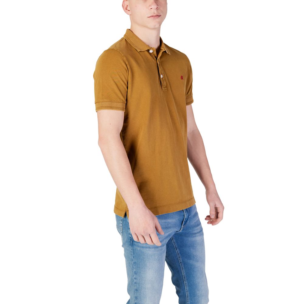 Replay Bronze Cotton Polo Shirt - ClickThatClicks 