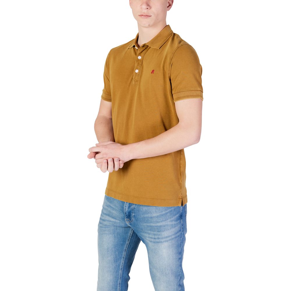 Replay Bronze Cotton Polo Shirt - ClickThatClicks 