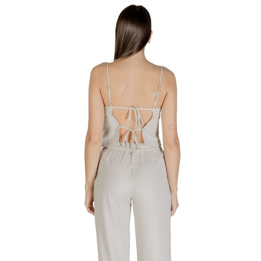 Only Beige Recycled Polyester Top - ClickThatClicks 