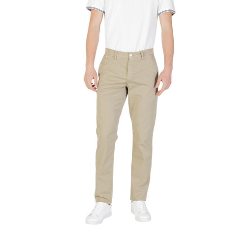 Replay Bicolor Cotton Casual Pants - ClickThatClicks 