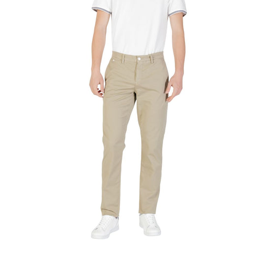 Replay Bicolor Cotton Casual Pants - ClickThatClicks 