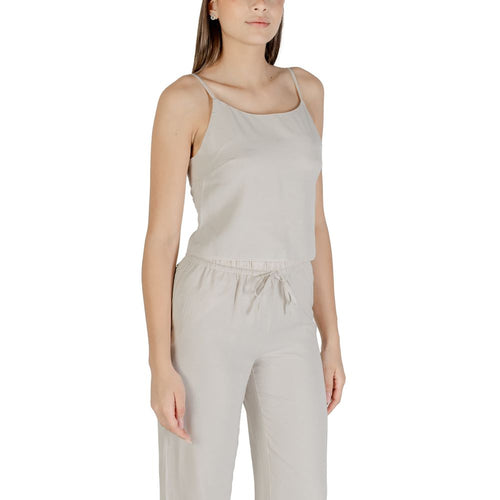 Only Beige Recycled Polyester Top - ClickThatClicks 