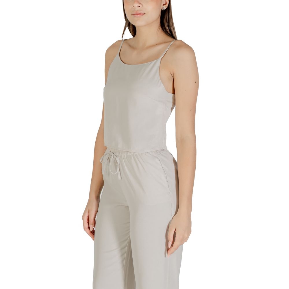 Only Beige Recycled Polyester Top - ClickThatClicks 