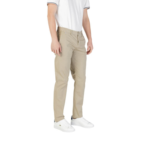 Replay Bicolor Cotton Casual Pants - ClickThatClicks 