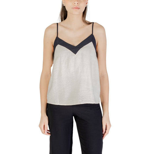 Vero Moda Cream Nylon Top - ClickThatClicks 