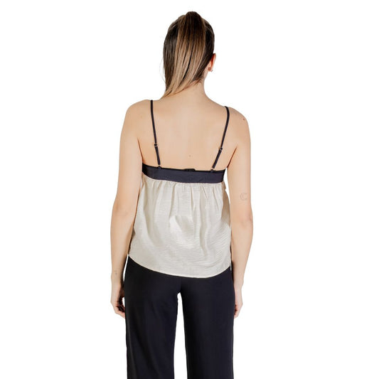 Vero Moda Cream Nylon Top - ClickThatClicks 