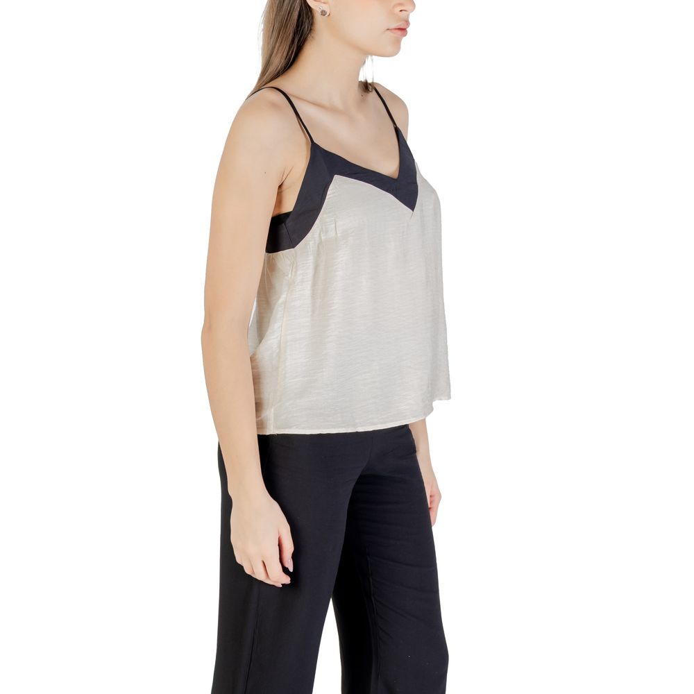 Vero Moda Cream Nylon Top - ClickThatClicks 