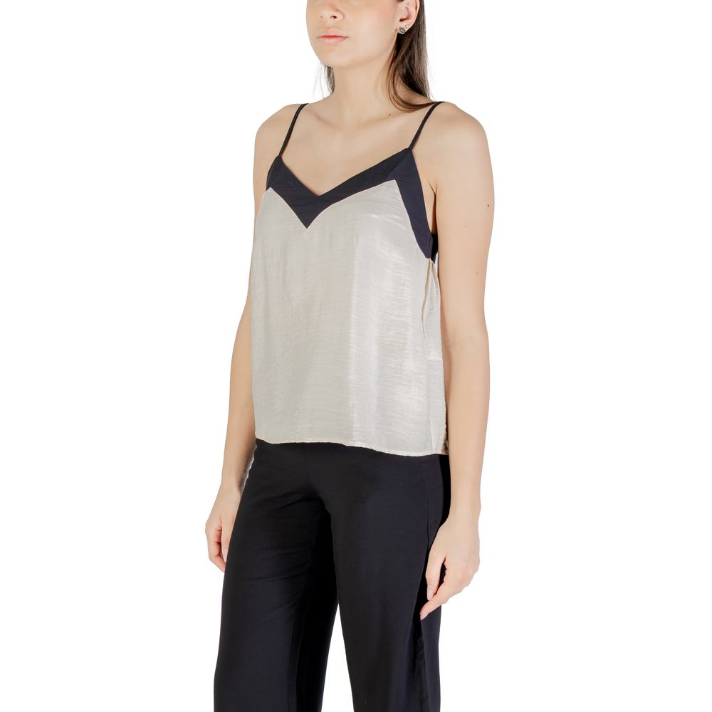 Vero Moda Cream Nylon Top - ClickThatClicks 