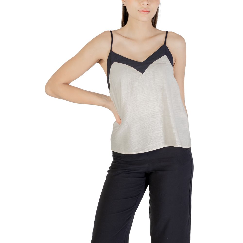 Vero Moda Cream Nylon Top - ClickThatClicks 
